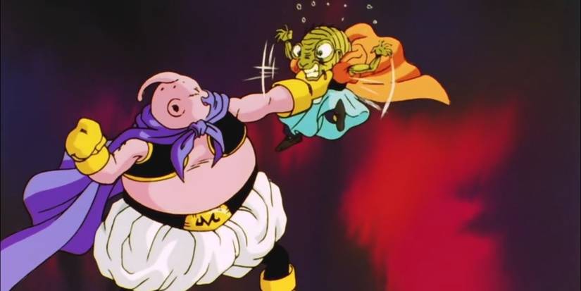 Majin Buu is about to execute Babidi to Dragon Ball Z.