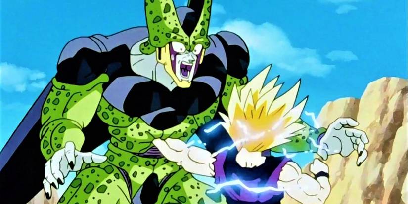 Gohan versus Cell from Dragon Ball Z