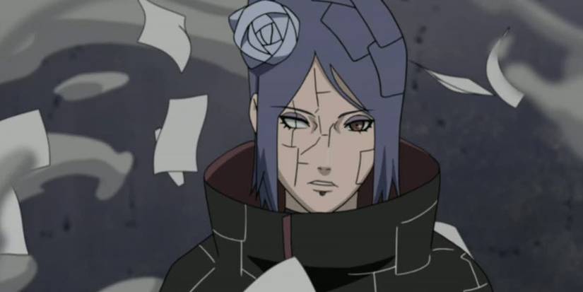 Konan From Naruto Using Dance Of The Shikigami