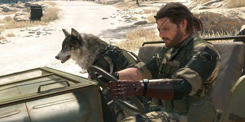 MGSV Venom Snake and Diamond Dog in Car