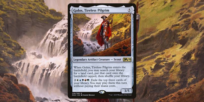 mtg golos commander deck Slivers Tribal - Golos, Tireless Pilgrim put that card onto the battlefield tapped MTG Golos, Tireless Pilgrim