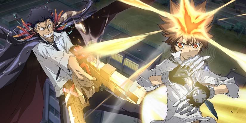 Tsuna versus Xanxus from REBORN!