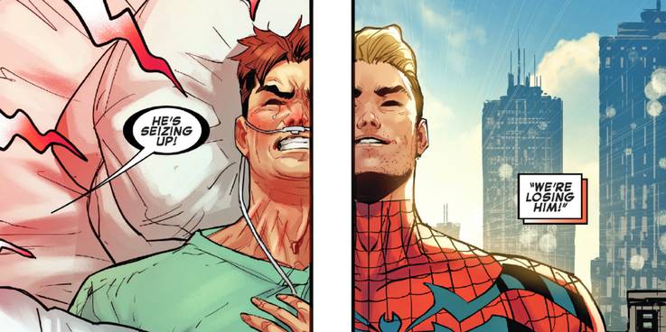 Marvel Comics Just Deteriorated Peter Parker's Condition in Amazing Spider-Man 4 Amazing Spider Man Peter Parker Ben Reilly.jpg?q=50&fit=crop&w=737&h=368&dpr=1