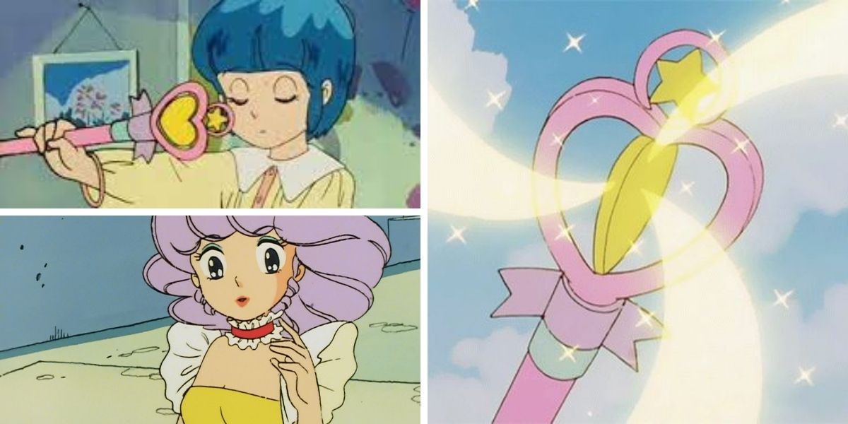 Magical girl transformation ribbon and broach