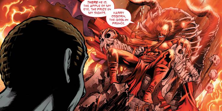 Mephisto In Marvel Comics makes a deal with Norman Osborn