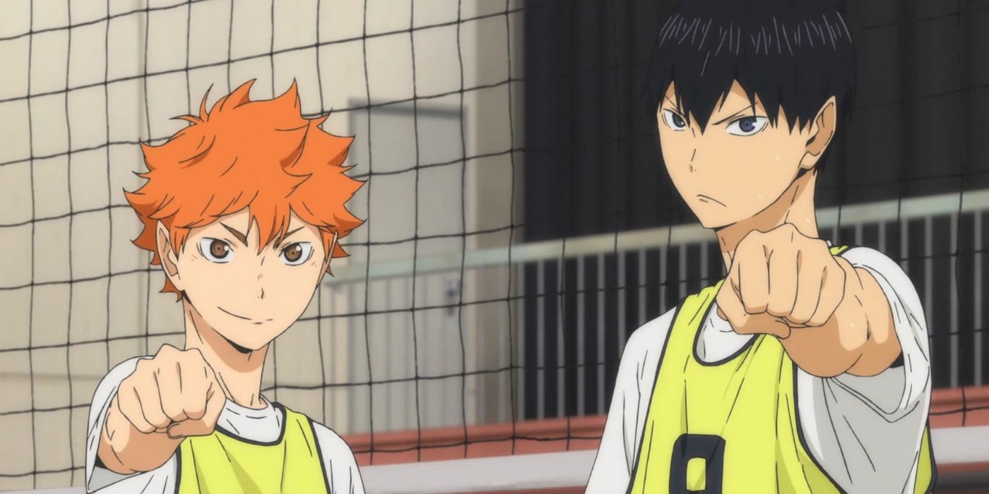 Haikyuu!!, Haikyuu, Hinata Shouyou, Kageyama Tobio, anime