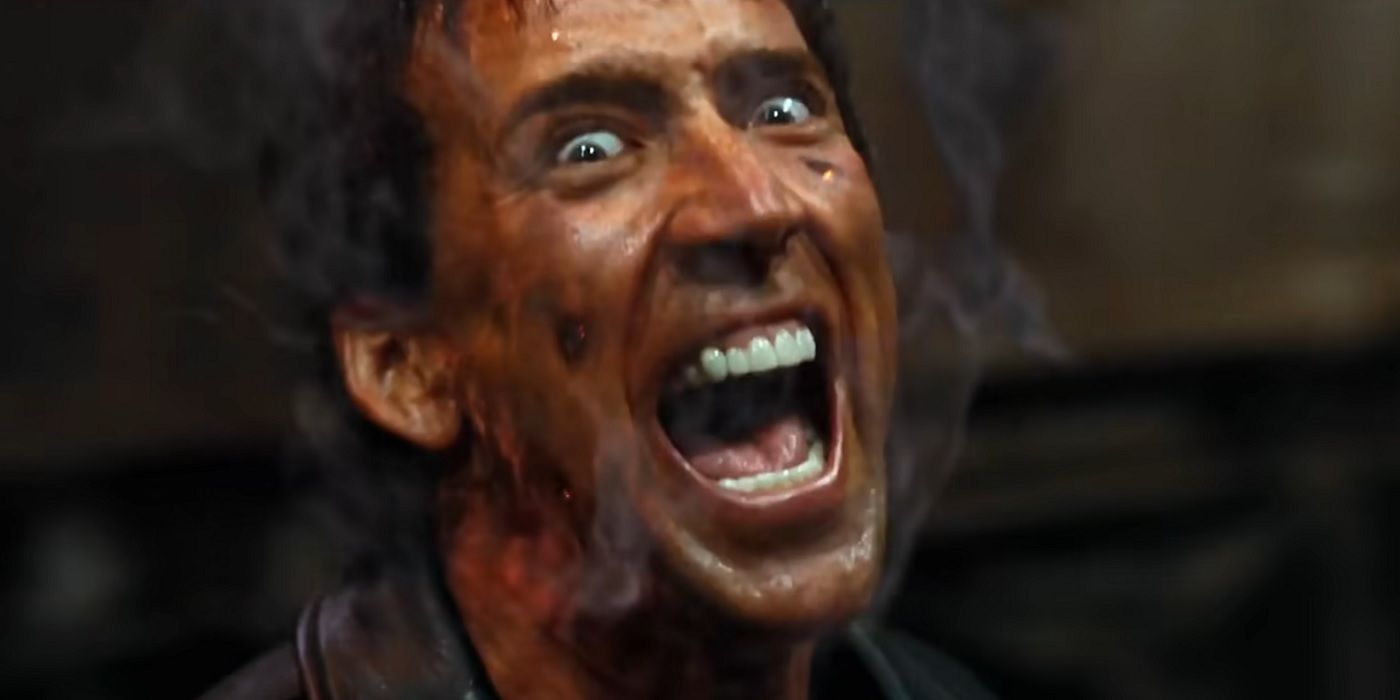 Nicolas Cage Ghost Rider burning