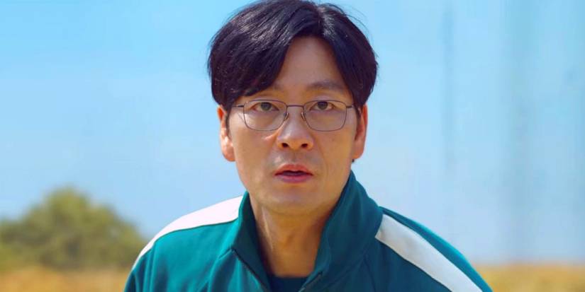 Squid Game's Cho Sangwoo planning his moves during Red Light, Green Light