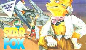 Nintendo Power cover features Star Fox characters with Fox McCloud posing on a rock.