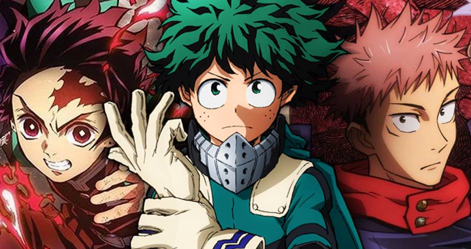 Demon Slayer Jujutsu Kaisen And My Hero Academia Might Be The New Big Three Demon Slayer Jujutsu Kaisen And My Hero Academia Might Be The New Big Three