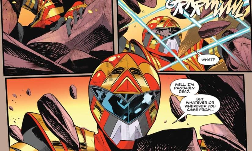 The Power Rangers Were Just Rescued by the New Blue Ranger