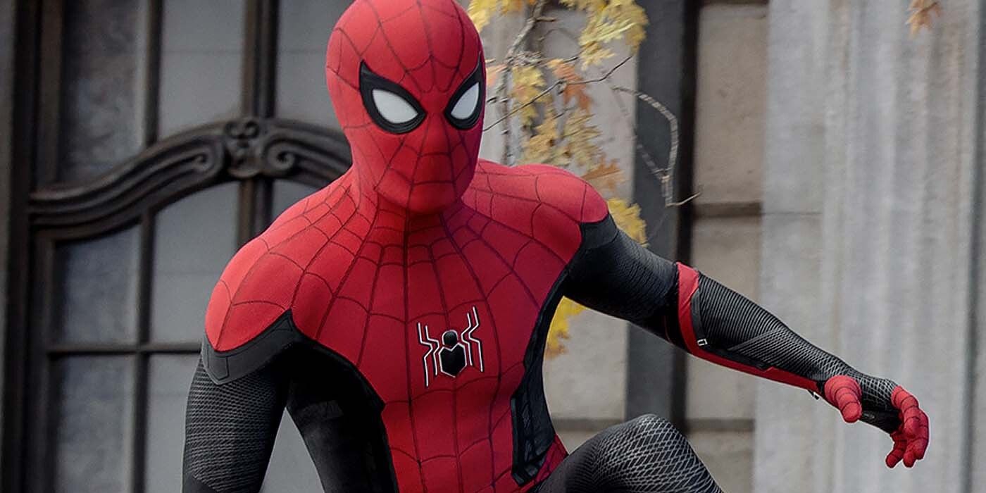 Tom Holland as Spider-Man in "Spider-Man No Way Home"