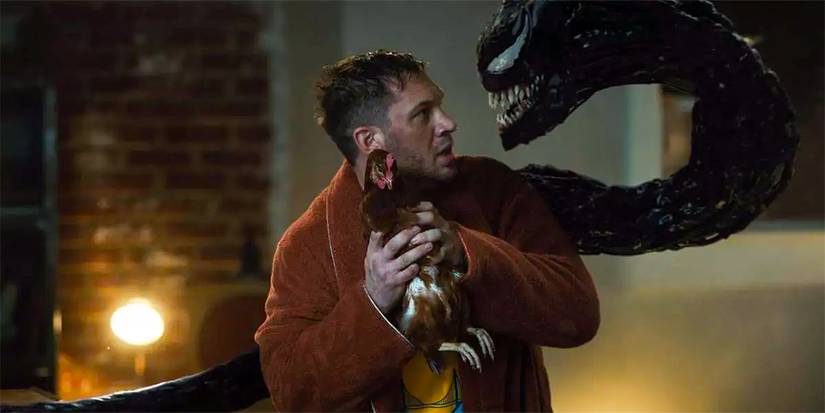 Tom Hardy as Eddie Brock in Venom: Let There Be Carnage