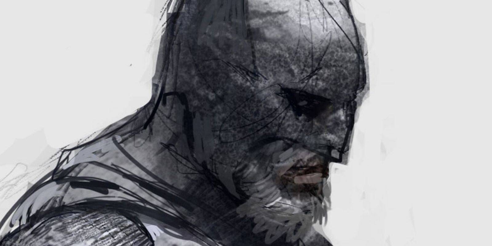 Batman Sports a Beard in Canceled Video Game Concept Art