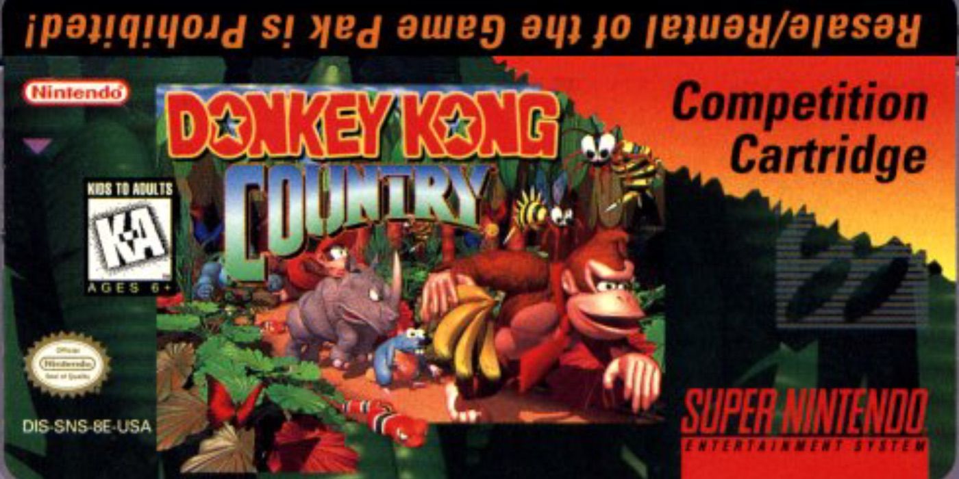 donkey kong country competition snes