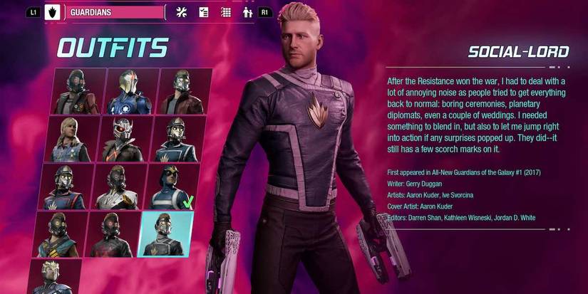 Guardians Of The Galaxy Costumes