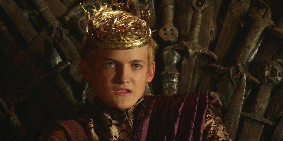 Joffrey Baratheon Iron Throne Game of Thrones Cropped