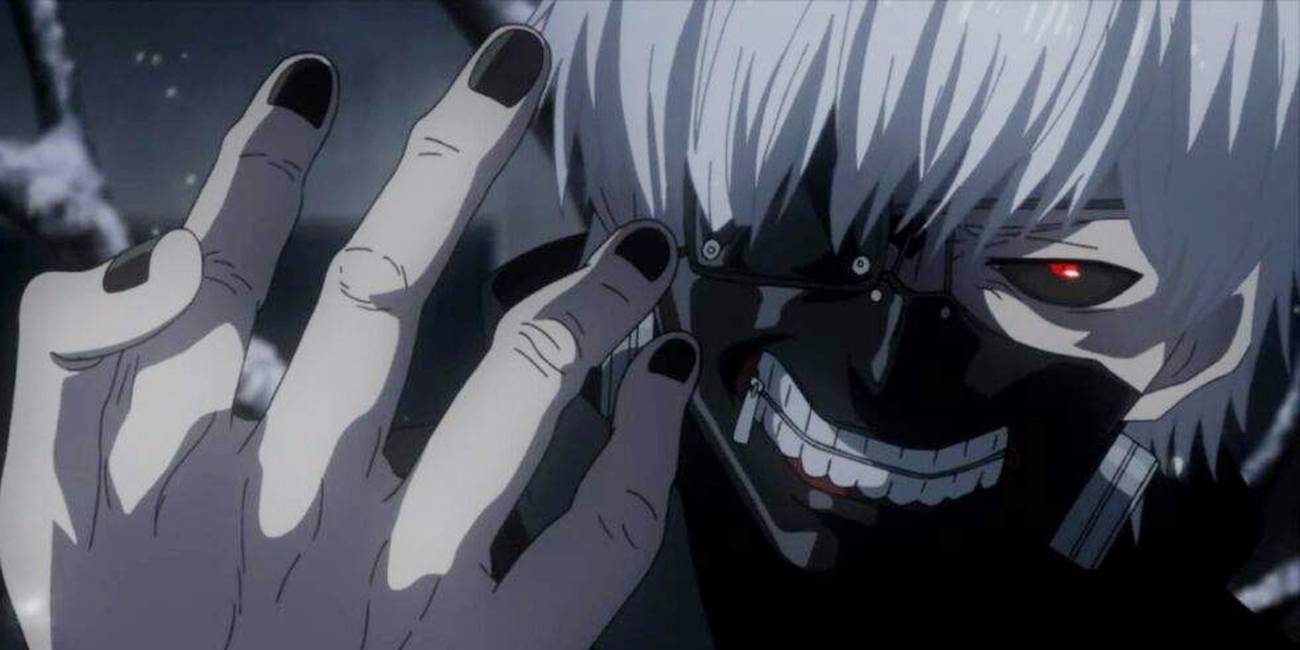Ken Kaneki snaps his fingers in Tokyo Ghoul Root A