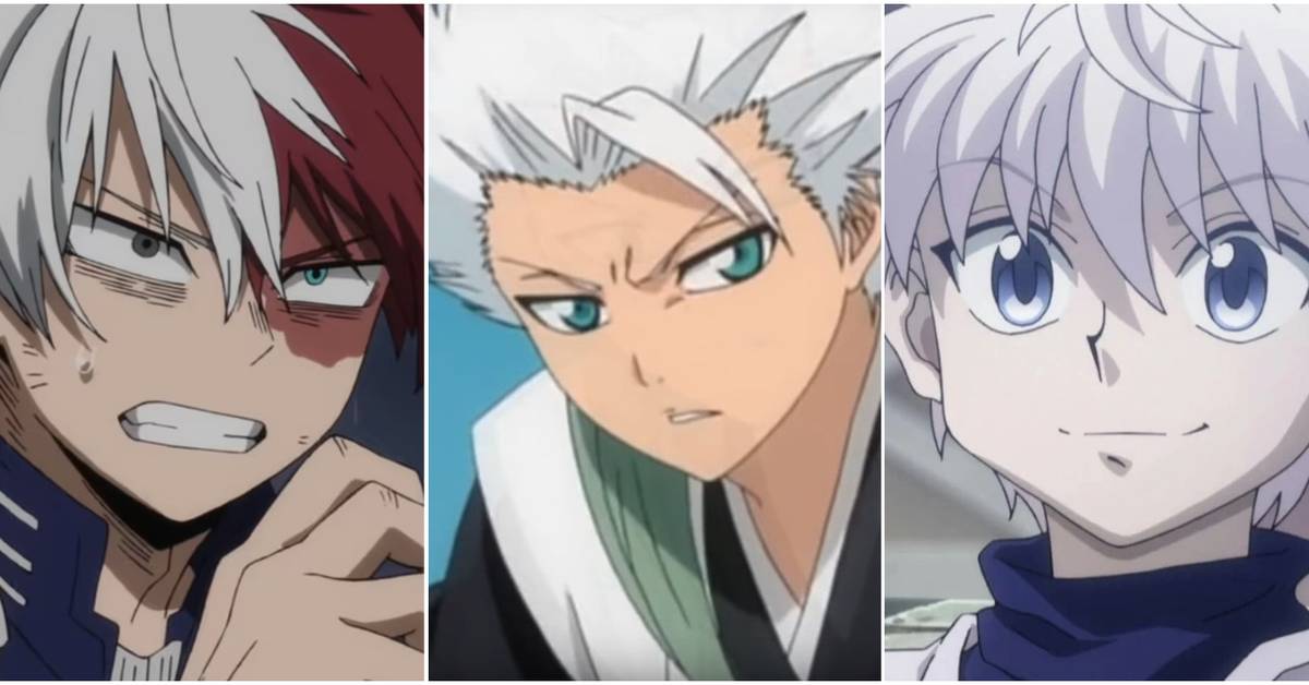 Anime Child Boy White Hair