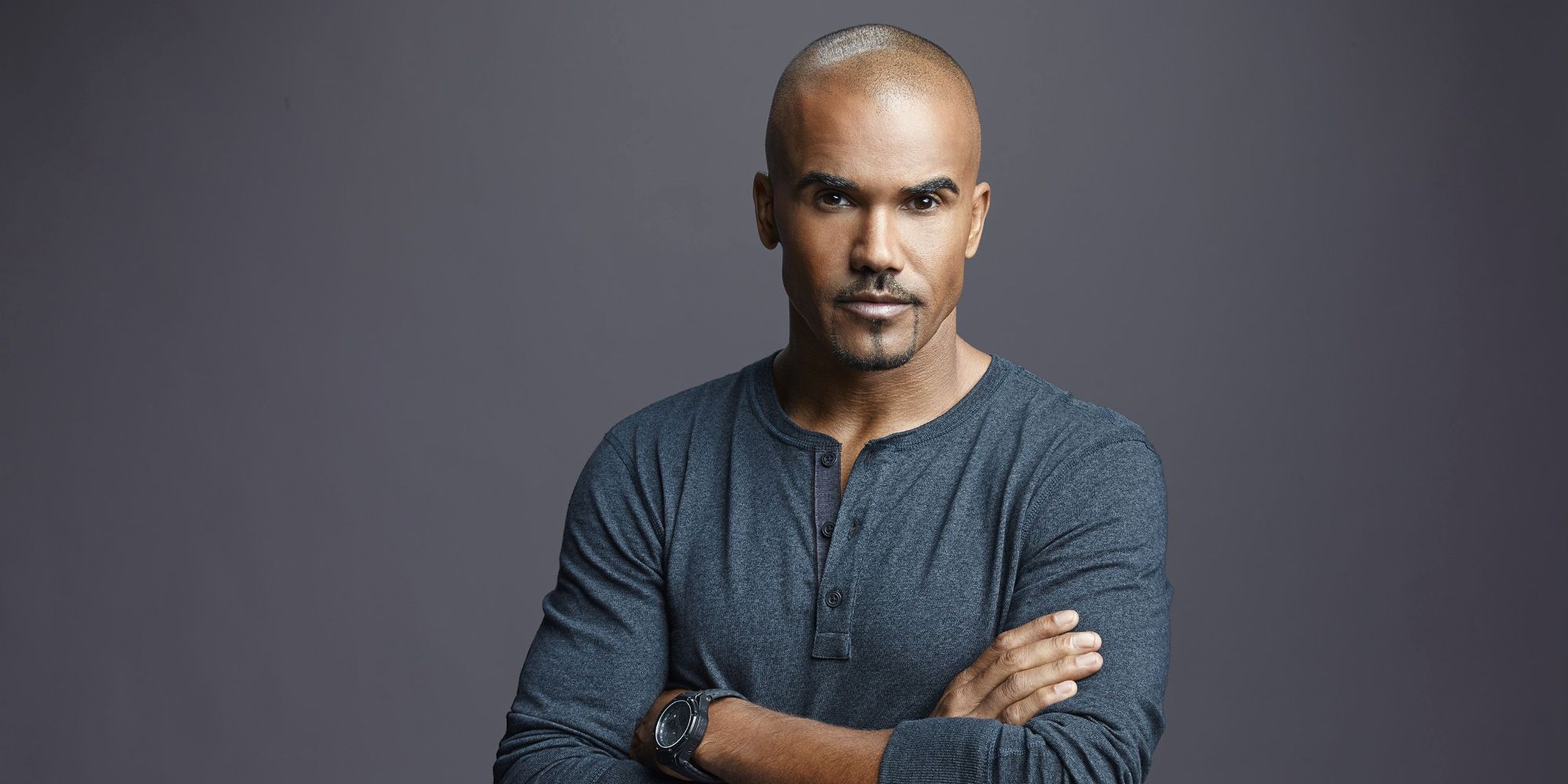 Shemar Moore's Derek Morgan poses for Criminal Minds Promo Shoot