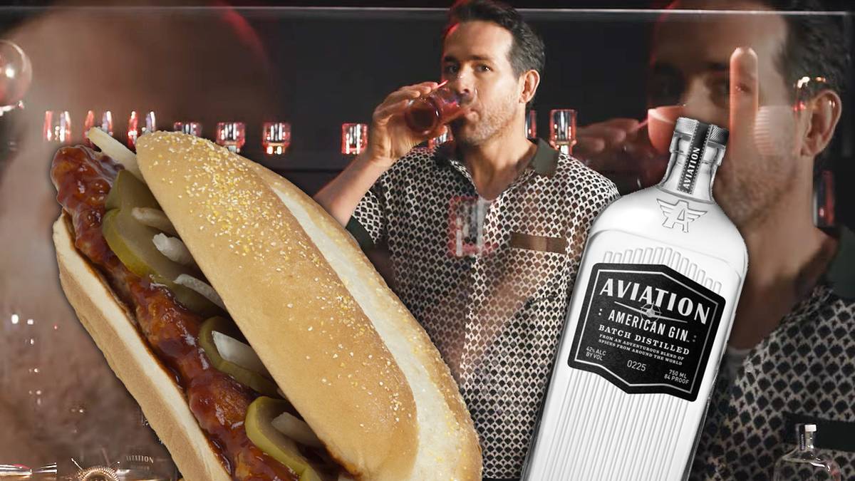 Ryan Reynolds Celebrates McRib's Return With Aviation Gin Riblet Cocktail