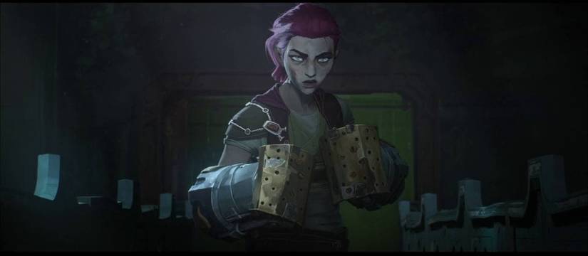 Arcane Adds a Unique Twist to Vi's Classic Anime Hero “Power-Up” Scene