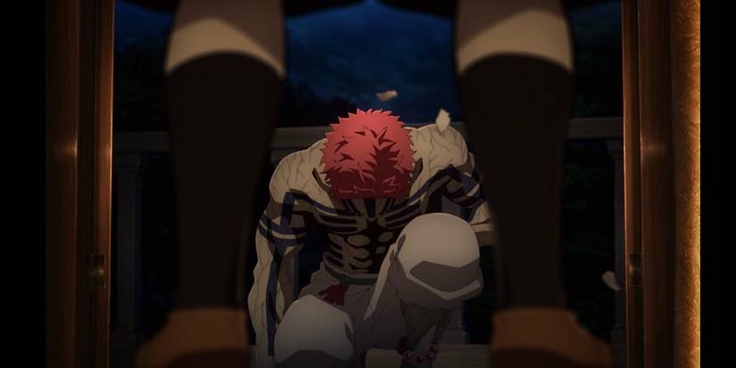 Akaza reports to Muzan in Demon Slayer: Kimetsu no Yaiba