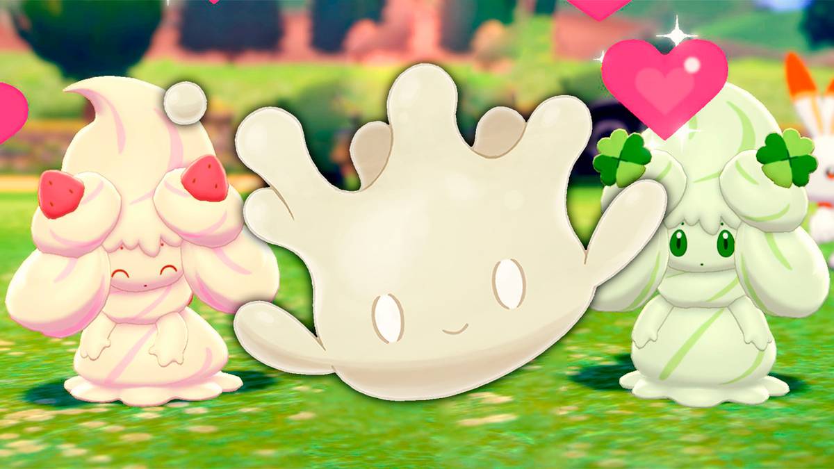 Pokémon Sword & Shield Milcery Alcremie Evolution