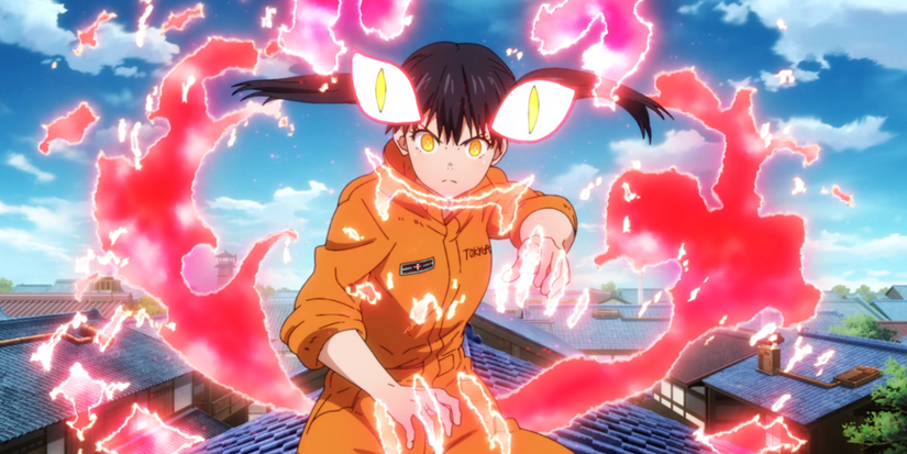 Tamaki Fire Force Kotasu Claws Nekomata Ready to Fight