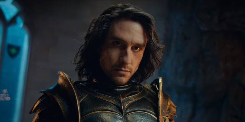 Emperor Emhyr looking smug in The Witcher on Netflix