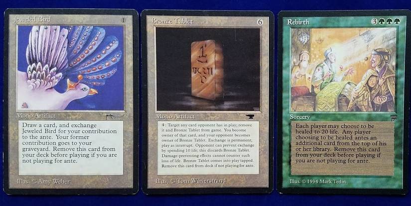 mtg ante cards was abandoned a long time ago for good reason. However, I was wondering what people would value ante at for judging how strong a card is. I put together a few Ante - MTG Wiki