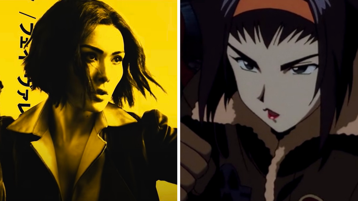 daniella pineda cowboy bebop red dress Daniella Pineda in cowboy bebop