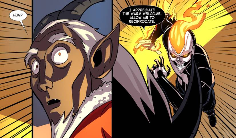 Santa Ghost Rider How Marvel's Ghost Rider Was Saved by Santa Claus