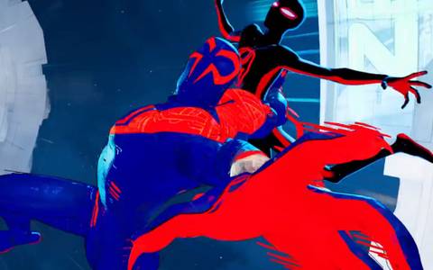 First Spider Man Into The Spider Verse 2 Footage Debuts Spider Man 99 First Spider Man Into The Spider Verse 2 Footage Debuts Spider Man 99