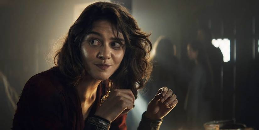 Renfri meets Geralt of Rivia in the Witcher netflix series