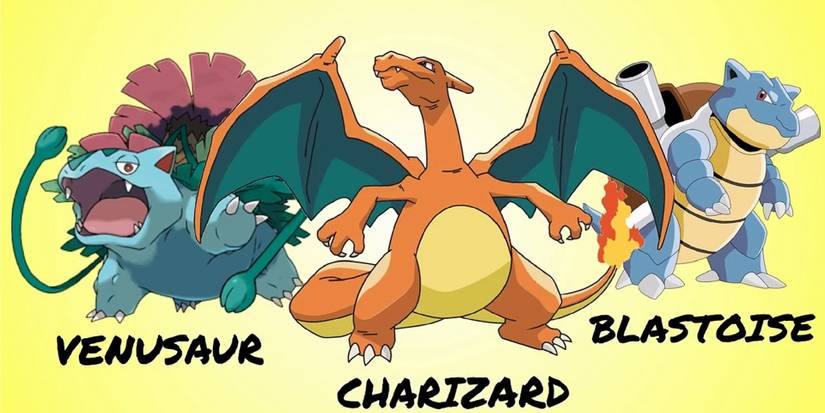 First Pokemon Types Pokémon: Every Battle Against Your Rival In The Original Games (& His Team)