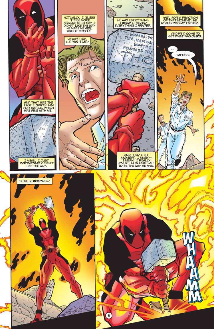 How Marvel's Deadpool Lifted Thor's Hammer Even Though He Wasn't Worthy