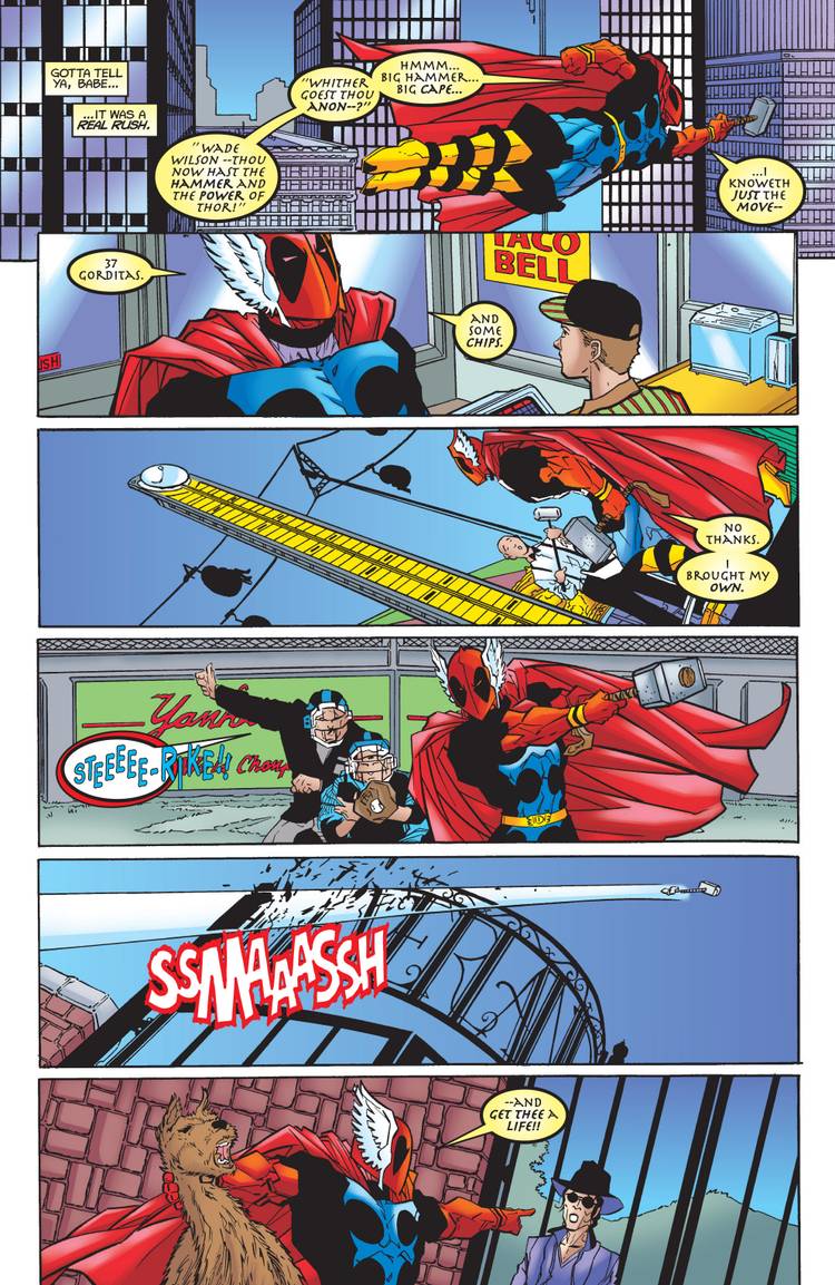 How Marvel's Deadpool Lifted Thor's Hammer Even Though He Wasn't Worthy