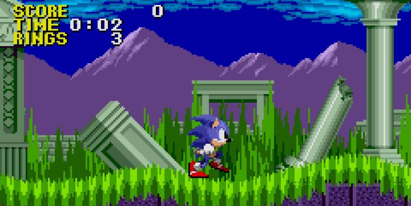 Sonic the Hedgehog for Sega Genesis in the Marble Zone.