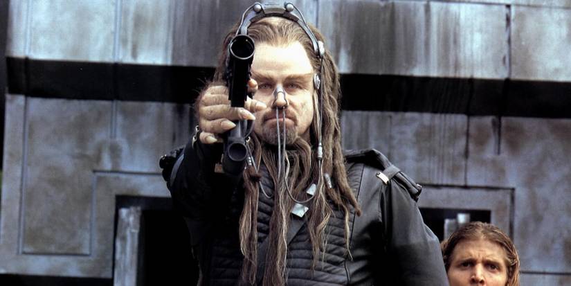 John Travolta in Battlefield Earth as Terl of the Psychlo
