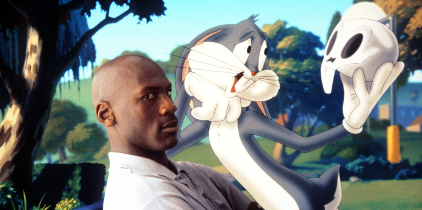 screenshot of space jam scene
