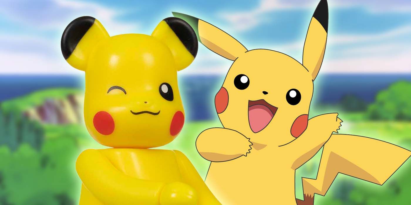 Pokémon Unveils Bizarrely Adorable Pikachu Bearbrick Figure