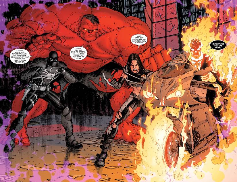 Venom Rider Marvel Once Merged Hulk, Venom & Ghost Rider Into One Bizarre Hero