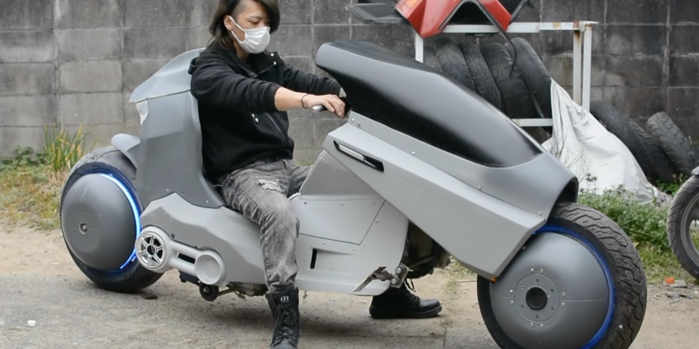 Akira Fan Builds Working Replica of Kaneda's Iconic Motorcycle
