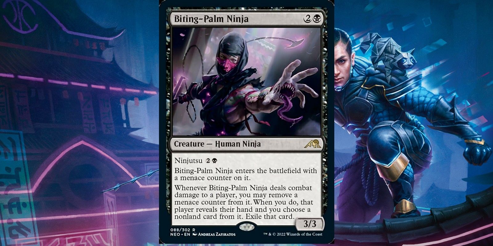Biting Palm Ninja MTG Card