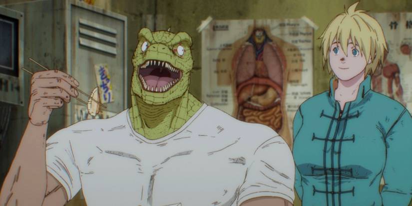 Caiman and Nikaido meet for the first time in Dorohedoro.