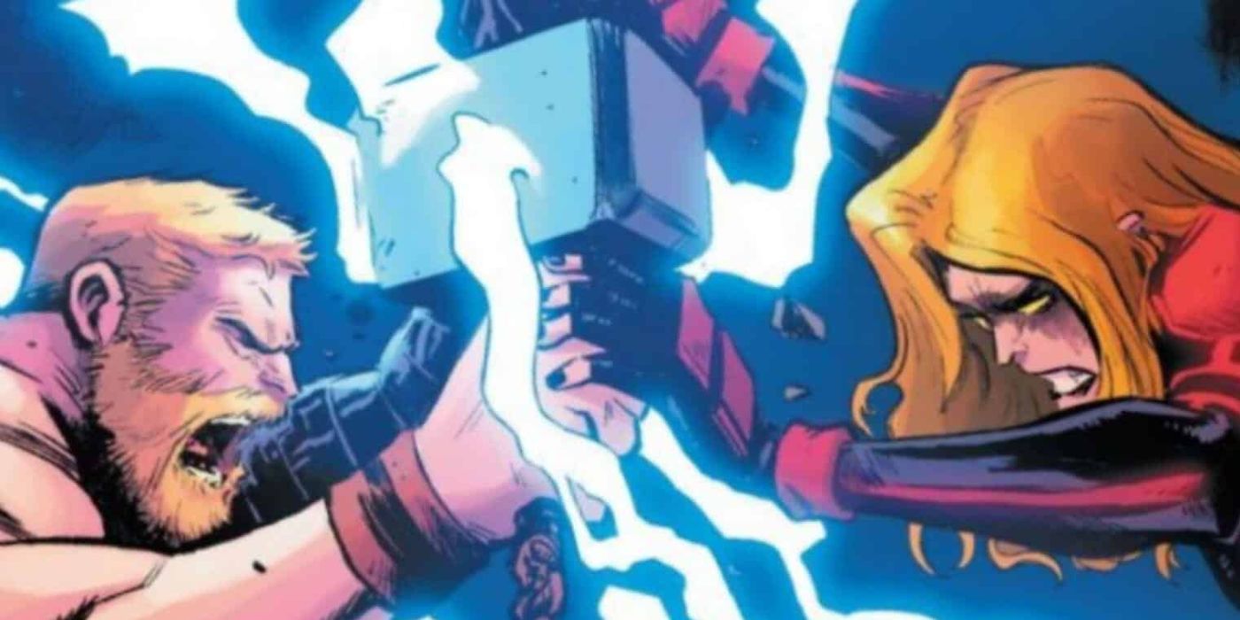 Captain Marvel vs Thor