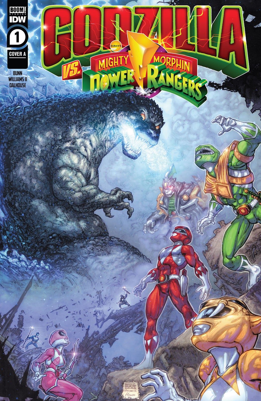 Godzilla vs. The Mighty Morphin Power Rangers #1 Comic Review