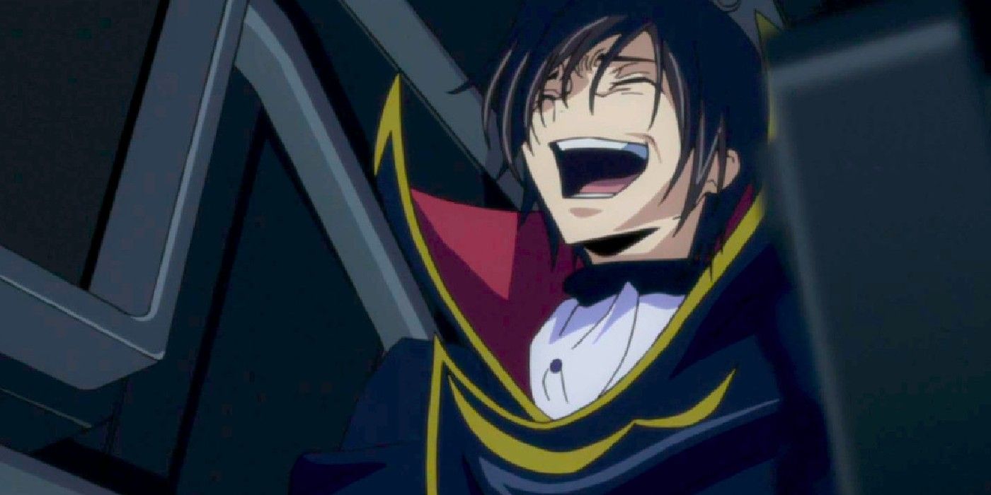Lelouch Laughs To Himself In Code Geass Lelouch Of The Resurrection