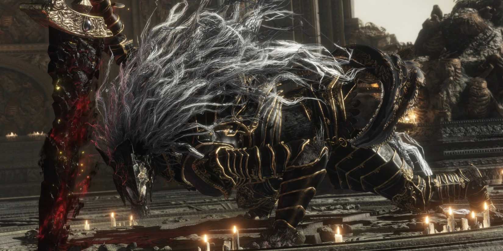 Maliketh The Black Blade boss in Elden Ring